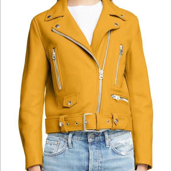 Acne Studios Jackets & Blazers - Acne studios mock core leather moto jacket